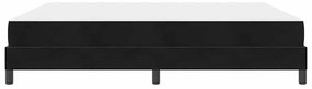 Boxspring ágy matraccal matracmal Fekete 180 x 200 cm Bársony