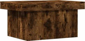 vidaXL füstös tölgy színű szerelt fa dohányzóasztal 100x55x40 cm