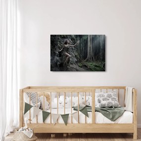 Kép - erdei tündér (90x60 cm)