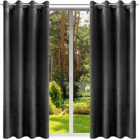 Kész függöny velvet 140x220 kerek velúr függöny nappali erkély