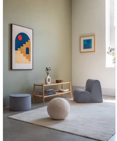 Kék kordbársony gyerek puff – Wigiwama