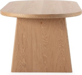 Étkezőasztal kőrisfa dekorral 100x200 cm Blair – MOME