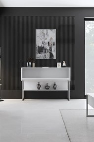Komód Luxe - Silver, White