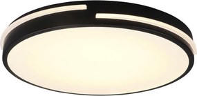 TRIO R62241132 TACOMA Kerek Mennyezeti Lámpa Fekete LED IP20