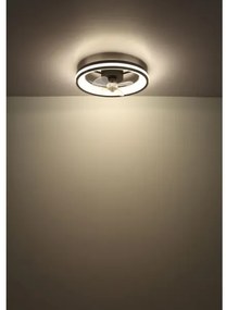 Globo 03651 - LED Mennyezeti lámpa ventilátorral GATIAN LED/30W/230V fekete + távirányító