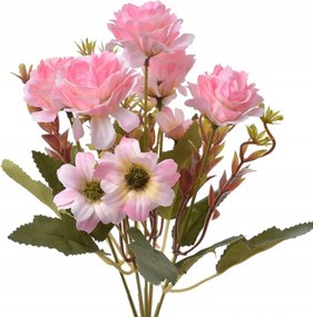 Művirág rózsaszín margaréta 29 cm