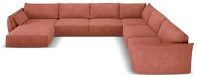 Piros sarokkanapé (jobb oldali) Vanda – Mazzini Sofas