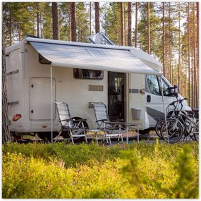 Poszterek 100x100 Lakókocsis kirándulás