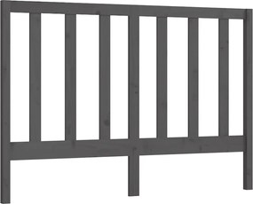 vidaXL szürke tömör fenyőfa ágyfejtámla 166 x 4 x 100 cm