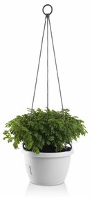 Gardenico Marina önöntöző felakasztható virágtartó fehér, átmérő: 30 cm, 30 cm átmérőjű
