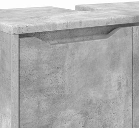Fürdőszoba mosdószekrény Beton Szürke 60 x 30 x 60 cm Faanyag