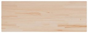 tömör fenyőfa téglalap alakú asztallap 110 x 40 x 1,7 cm