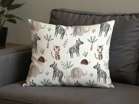 2 db Díszpárnahuzat szett JUNGARI 40x60 cm, krém színű