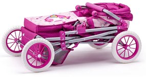 Woody Egyszarvús játék babakocsi, 75 x 82 x 44 cm