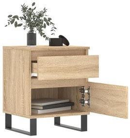 2 db sonoma tölgy éjjeliszekrény 40 x 35 x 50 cm