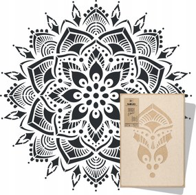 Festősablon Mandala XXL Átmérő 206 cm Vakolatokhoz Többször felhasználható Vakolat Beton