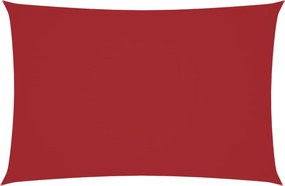vidaXL piros téglalap alakú oxford-szövet napvitorla 2 x 4 m