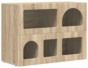 Széf Sonoma tölgy 80,5 x 35 x 59 cm Faanyag