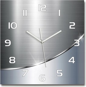 Üveg falióra Fém absztrakt 60x60 cm