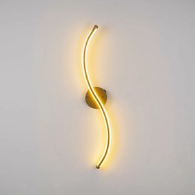 Aranyszínű LED fali lámpa Yilan – Opviq lights