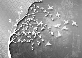 Fotótapéta Az élet fája Grafika Minimalizmus Elegancia 254x184 +ragasztó