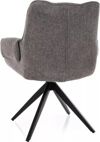 Gio forgatható étkezőszék szürke