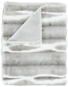 Világosszürke műszőrme takaró 130x170 cm Flint – Catherine Lansfield
