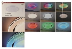 Paulmann 70547 - LED RGBW/38,5W Dimmelhető mennyezeti lámpa RAINBOW 230V + távirányító