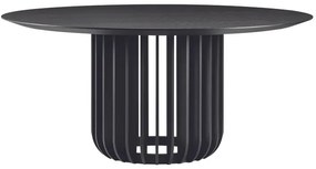 JUICE kerek asztal - Ø155 x 75 cm, fekete - Miniforms