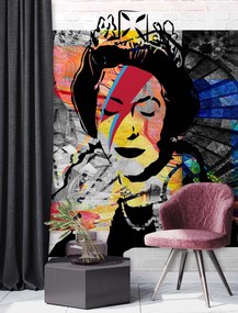 Gario Fotótapéta Banksy Anglia királynoje Anyag: Vlies, Méret: 200 x 280 cm