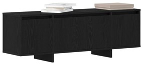 TV szekrény fekete tölgy 120x30x40,5 cm összeszerelve