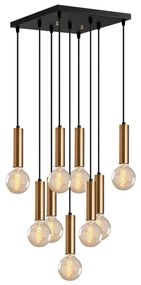 Kábeles csillár TEMPO 9xE27/40W/230V arany