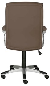 Barna bőrutánzat irodai szék Flori – Støraa