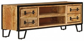 tömör mangófa TV-szekrény 120 x 30 x 40 cm