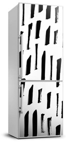Hűtő matrica Fekete-fehér folt FridgeStick-70x190-f-110828796