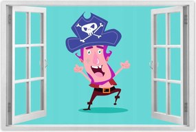 Poszterek 90x60 Vidám kalóz gyerekeknek