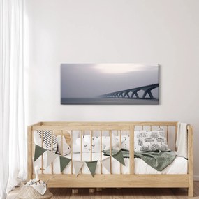 Egy híd képe a ködben (120x50 cm)
