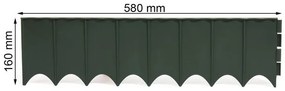 Garden Fence kerti szegély – zöld 10 db,