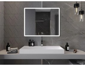 Mexen Navia, LED fürdoszobai tükör háttérvilágítással 100 x 80 cm, 6000K, páramentesíto, 9803-100-080-611-00