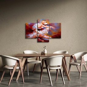 Kép - Balerina, festmény (90x60 cm)