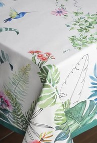 Abrosz dekoratív 160 cm x 220 cm 100% pamut , trópusok Maison d' Hermine