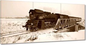 Vászonkép 60x30 Gőzmozdony Ol 49-59 Wolsztyn