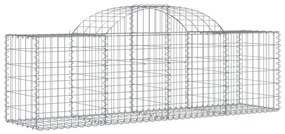 11 db íves horganyzott vas gabion kosár 200x50x60/80 cm