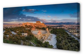 Canvas képek Görögország Panorama építészet Athén 100x50 cm