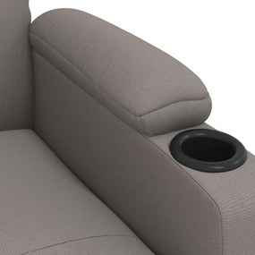 tópszínű szövet elektromos dönthető fotel