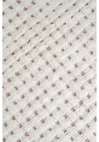 Elefántcsont színű mosható-kézi szövésű gyapjú szőnyeg 140x200 cm Unexpected Wool – Lorena Canals