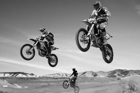 Kép motorosoknak fekete-fehér kivitelben