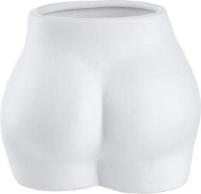 BOODY váza/kaspó, fehér 15cm