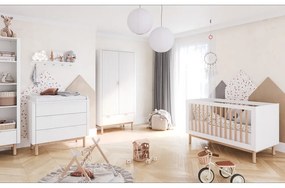 Fehér babaágy 70x140 cm Miloo – Pinio