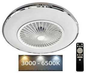 NEDES LED Mennyezeti lámpa ventilátorral OPAL LED/72W/230V + távirányítás ND3675